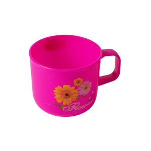 Colorful BPA Free PP <b>Plastic</b> Mugs Bulk Digital Printed Round Beverage <b>Cups</b> with Handle Canteen Food Stall Restaurant Drinkware - Product Image 4
