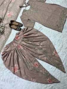 Bollywood Salwar Kameez diseñador indio pakistaní Punjabi Dhoti fiesta vestido de tela Eid colección venta vestido 2022 - Product Image 6