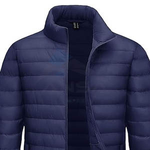 แจ็กเก็ตขนเป็ดน้ำหนักเบาให้ความอบอุ่นสำหรับผู้ชายเสื้อคลุมบุนวมมี4กระเป๋ากันน้ำและกันลมสวมใส่สบายๆ - Product Image 2