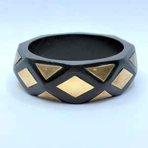 Brazalete de latón crudo de 69mm, brazalete de incrustaciones, brazalete de canal en blanco, pulsera ancha hecha a mano, latón crudo - Product Image 3