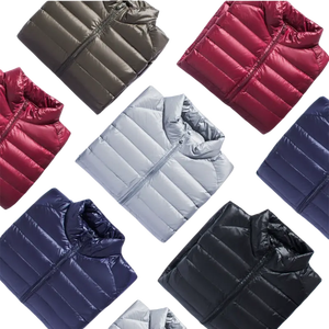 Parkas en toile pour hommes à col montant et capuche, prix d'usine, personnalisables, noirs, imperméables, en polyester, pour l'hiver - Product Image 3