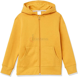 Sweat-shirt à capuche zippé unisexe avec logo personnalisé Sweat-shirt uni à épaules tombantes pour adultes Vente en gros Sweat à capuche zippé personnalisé pour hommes - Product Image 2