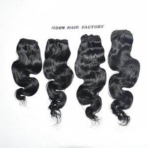 Cheveux humains indiens bruts, ondulés, teinture noire, produit de qualité, cuticules alignées, prix de gros, aspect naturel, extensions par l'exportation - Product Image 2