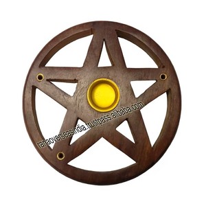 Soporte de incienso decorativo hecho a mano con diseño de ACLE culo, palo de incienso y quemador de cono - Product Image 5