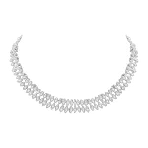 Alex Jewellery-Ensemble de colliers ras du cou à l'aspect traditionnel feuillu et étincelant - Product Image 4