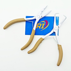 Pinzas Profesionales de Acero Inoxidable de Grado Quirúrgico para Extensiones de Cabello, Anillos Micro, Cuentas, Mango Antideslizante, Herramienta de Salón, OEM/Private - Product Image 3