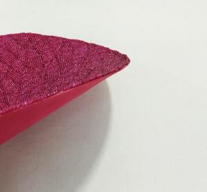 Mantel Individual Redondo de Cuentas de Vidrio de 12x12 Pulgadas, Moderno, Lujoso, Ecológico, Bordado, para Bodas, Fiestas y Cenas - Product Image 4