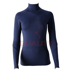 Camiseta de compresión de capa base térmica de alto estiramiento para ciclistas construida para apoyar la flexibilidad de recuperación durante la conducción activa al aire libre - Product Image 4