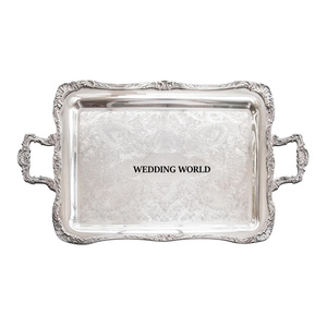 Bandeja de chocolate de acero inoxidable de lujo Forma rectangular Bandeja de chocolate hecha a mano Nueva bandeja de chocolate más vendida - Product Image 1