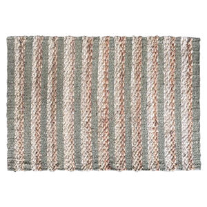 Hot New Design Seagrass Handmade Floral Pattern Paillassons Naturel Sûr Osier Cuisine Décor Maison Tapis De Sol - Product Image 5