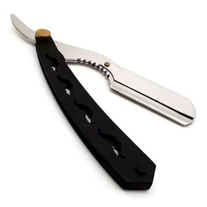 Rasage classique rasoir porte-lame hommes soins de la barbe personnels bord droit barbier porte-rasoir pliant rasage rasoir - Product Image 1