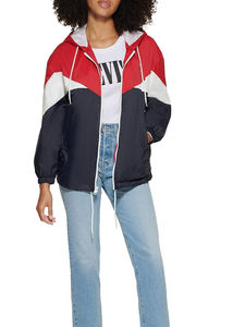 เสื้อแจ็คเก็ตกันลมผู้หญิงแบบ OEM ขายส่ง คุณภาพสูง แห้งเร็ว เป็นมิตรกับสิ่งแวดล้อม ผ้าปรับแต่งได้ พร้อมรับทำโลโก้ตามสั่ง - Product Image 5