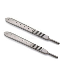 Mango de bisturí BP No. Herramienta Quirúrgica ENT Manual de Acero Inoxidable Reutilizable y Autoclavable con Opción de Logotipo OEM WPS - Product Image 2