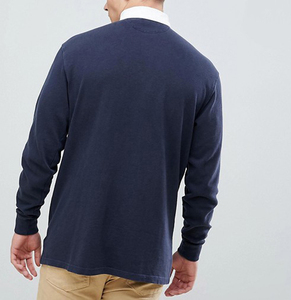 Camisetas antiarrugas de manga larga de algodón 100% para hombre, Polo de diseño único, polo deportivo de uso regular, Polo de alta calidad - Product Image 2