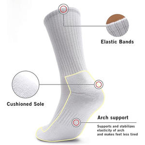 Calcetines Deportivos de Algodón para Hombre, Calcetines de Running Acolchados - Product Image 3