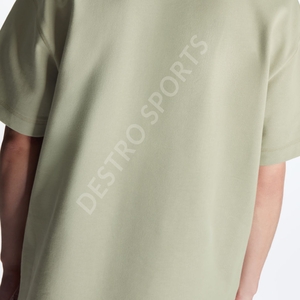 Nueva llegada al por mayor de verano de los hombres camisetas personalizadas su propio logotipo en la parte delantera y trasera de moda casual desgaste transpirable hombres t-shir - Product Image 5