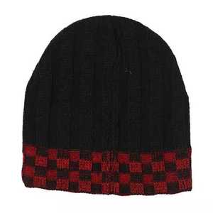 Black Beanie Your Own Jacquard Logo 100% Acrylic Beanie Hat <b>Cap</b> High Quality Cuffed Ribbed <b>winter</b> Warm Waffle beanie hat <b>caps</b> - Product Image 3