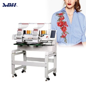 เครื่องปักคอมพิวเตอร์ XBH 2 หัว ขนาด 400x500 มม. สำหรับปักหมวก เสื้อผ้า และใช้ในบ้าน - Product Image 6