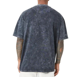 Top Selling Custom logo Men's Acid <b>Wash</b> T-shirt Crew Neck t Shirt Vintage Men's Washed T-Shirt O Neck Shirt - Product Image 6