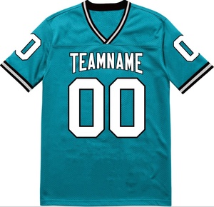 Camiseta de Fútbol Americano Personalizada con Colores y Nombre/Número del Equipo, Talla Grande para Hombre, con Mangas Cortas y Tela Transpirable - Product Image 4