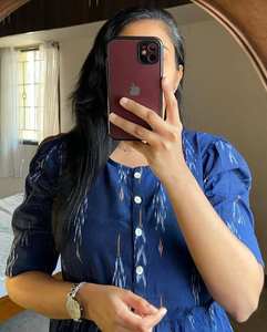 Vestido de Fiesta de Seda para Mujer, Diseño Floral con Estampado Digital, Georgette, Manga Larga, Completamente Cosido, Estilo Salwar, para Adultos - Product Image 4