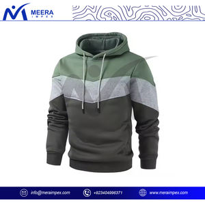 เสื้อฮู้ดผู้ชายแบบสวมหัวบุขนแกะ เสื้อสเวตเชิ้ตมีฮู้ดสำหรับฤดูร้อน ODM แห้งเร็ว เป็นมิตรกับสิ่งแวดล้อม เหมาะสำหรับการฝึกซ้อมกลางแจ้ง วิ่งออกกำลังกาย และสวมใส่ในชีวิตประจำวัน - Product Image 3