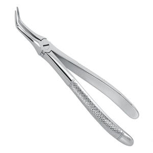 Forceps d'extraction dentaire pour adultes en acier inoxydable de qualité supérieure, modèle américain 46L, extraction manuelle des racines, poignée ergonomique, CE - Product Image 1