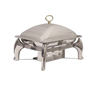 Großhandel gute Qualität wirtschaft liche Catering Restaurant Edelstahl rechteckige Lebensmittel wärmer Chafing Dish Buffet Set zum Verkauf