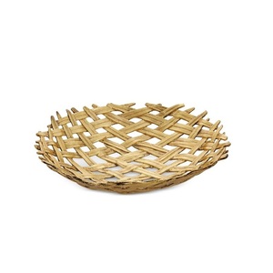 Cuenco decorativo de loto dorado antiguo elegante de alta calidad y diseño de lujo hecho de Metal de Grado Superior respetuoso con el medio ambiente para la decoración del hogar - Product Image 3