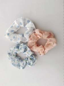 Scrunchies-Scrunchies de Color personalizado, Scrunchies de alta calidad con OEM, tamaño Extra grande, venta al por mayor - Product Image 2