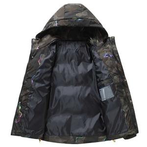 Chaquetas acolchadas con capucha de invierno para hombre, abrigo informal a la moda para hombre, chaqueta acolchada - Product Image 3