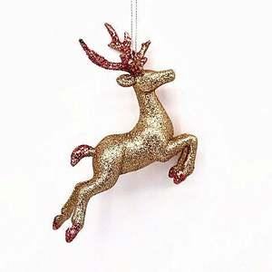 Adornos navideños colgantes de Reno de Metal únicos, árbol decorativo colgante, fiesta festiva, decoración del hogar - Product Image 3