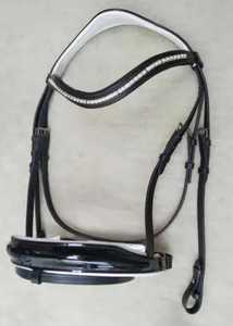 บังเหียนม้าหรูหนังทนทานคุณภาพสูงสไตล์ทันสมัยและโลโก้ออกแบบได้เองประกอบด้วยชุดหวีแกงกะหรี่ - Product Image 4