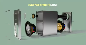 [Monacoustic A] Loa máy tính để bàn supermon Mini Loa kệ sách cao cấp với thiết kế isobaric và thân nhôm - Product Image 4