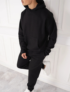 Ensemble de survêtement unisexe respirant et à séchage rapide en coton 100% de haute qualité pour l'hiver, avec logo imprimé DTF personnalisé, idéal pour la gym - Product Image 5