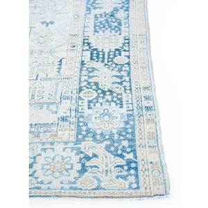 พรมขนสัตว์ถักมือสีน้ำเงิน Aalam สำหรับบ้าน สไตล์คลาสสิก ลายเหรียญรูปสี่เหลี่ยมเพชร สำหรับห้องนั่งเล่นวัยรุ่น พรมปูพื้นห้องโถง รุ่น Pae-1826 - Product Image 4