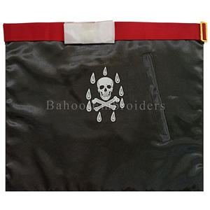 MASONIC REGALIA MASTER MASON TABLIER BLEU LODGE ASSR TABLIER-FREEMASON RED TABLIER - Product Image 2