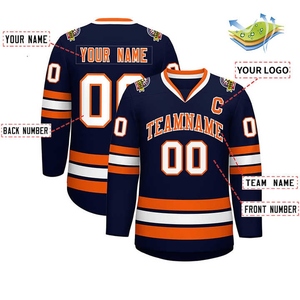 Vente en gros de maillots de hockey sur glace personnalisés maillots de sublimation en maille respirante fabriqués en usine sport d'équipe en tissu doux à séchage rapide de qualité supérieure - Product Image 2