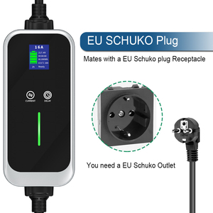 Nouveau chargeur portable pour véhicules électriques <span class=keywords><strong>Schucko</strong></span> 16A AC Type2 7KW avec câble de 5 m - Product Image 5