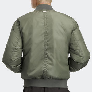 Green Bomber <b>Jacket</b> for <b>Men</b> Patchwork Streetwear Classic Lightweight <b>Casual</b> Windbreaker Outerwear - Product Image 6