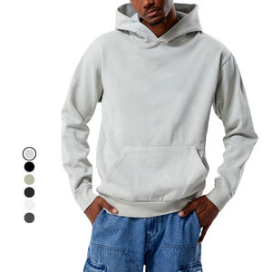 Factory 500 Gsm Oversized Polyester Cotton Hoodies Plain Rhinestone Men Full Face <b>Zip</b> <b>up</b> <b>Hoodie</b> With Silk Hood - Product Image 1