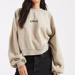 Sudadera de Tela Suave de Mezcla de Algodón, Material Transpirable y Cómodo, Sudadera Holgada de Manga Larga para Mujer, Modelo 2026 - Product Image 1