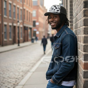 Casquette de baseball en cuir de vachette faite à la main, style western rustique, pour hommes et femmes - Product Image 3