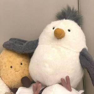 Peluche Adorable Pingouin Mouette de Haute Qualité, Dessin Animé Exquis, Créative, Anti-Stress, Vente en Gros Usine, 25cm, Vernissage UV - Product Image 2