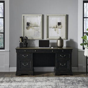 Juiliana Executive <b>Desk</b> <b>DESK</b>-0077 Rectangular Engineered Wood Computer Workstation - Product Image 1