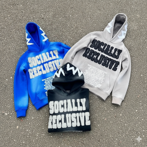 Nouveau design Sweats à capuche de haute qualité Lavé à l'acide Soleil Délavé Pull à capuche thermique personnalisé pour hommes en éponge française - Product Image 3