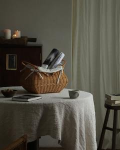 Handmade Large Rattan Laundry <b>Basket</b> Handwoven Natural <b>Wicker</b> Storage <b>Basket</b> Eco Friendly Home Organizer And Decor - Product Image 3