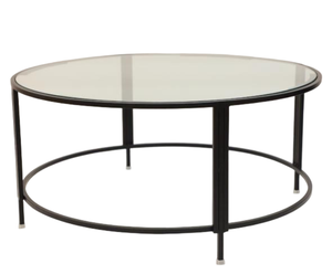 Mesa de centro de metal y mármol, mesa de centro para el hogar, café, sala de estar moderna, luz de arte del hierro, mesa auxiliar redonda Vintage de mármol de lujo - Product Image 5