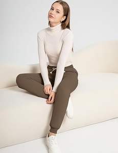 Pantalon de survêtement en molleton d'hiver personnalisé de haute qualité pour femmes pantalon chaud et confortable pour temps froid - Product Image 4