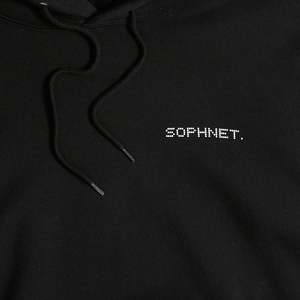 เสื้อฮู้ด Sophnet Authentic Logo ผ้าคอตตอนถัก 100% หนัก 500 กรัม พิมพ์ลายสกรีน ปักลายแบบเรียบ ทรงครอป - Product Image 3
